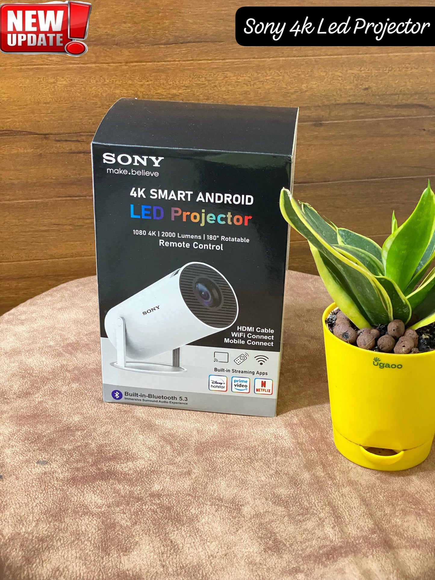 SONY 4k Smart Android LED Projector