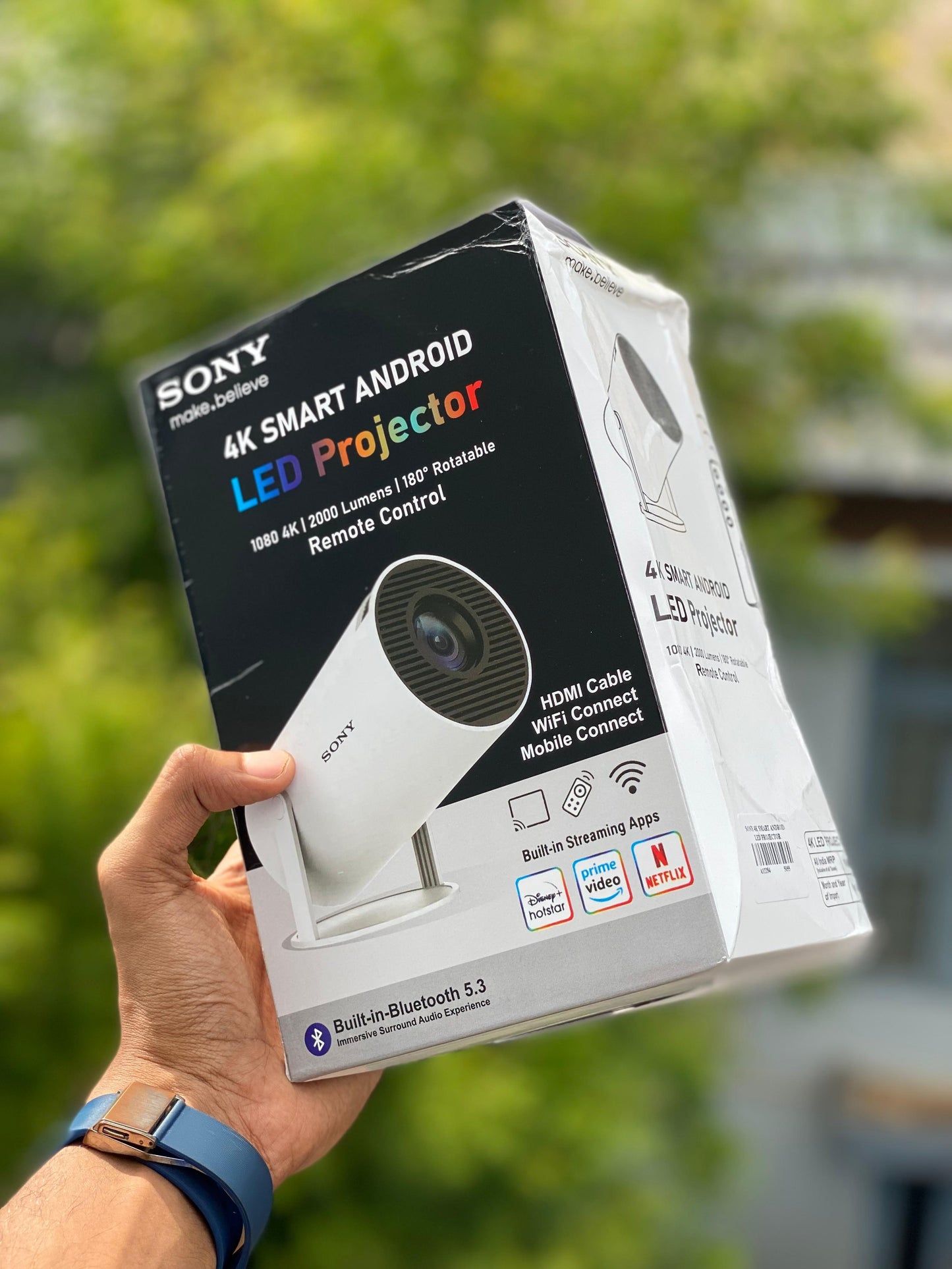 SONY 4k Smart Android LED Projector